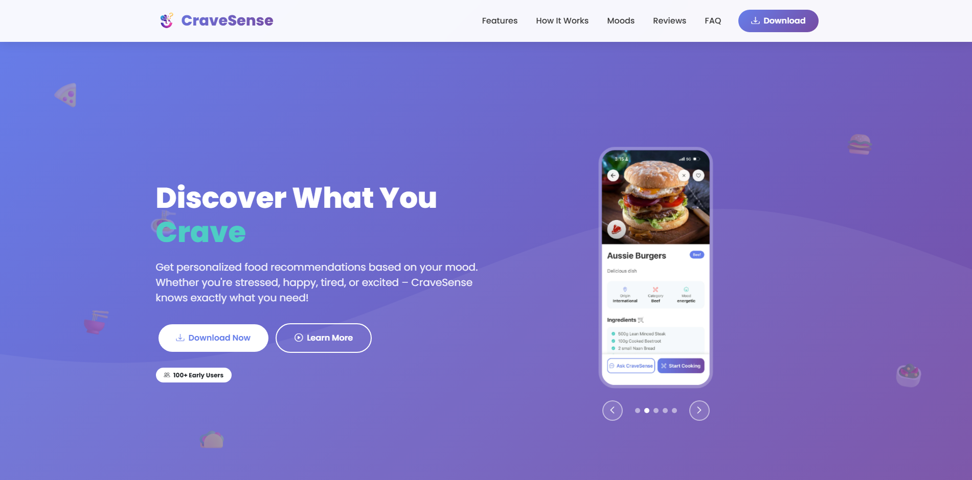 CraveSense screenshot